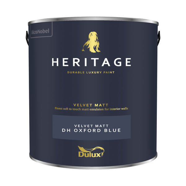 Dulux Heritage Velvet Matt Emulsion Paint - 2.5 Litres - All Colours