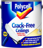 Polycell Crack Free Ceilings Flexible Paint Smooth - Matt or Silk - All Sizes