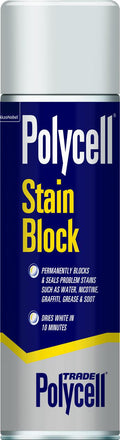 Polycell Trade Stain Block - Paint or Aerosol - All Sizes