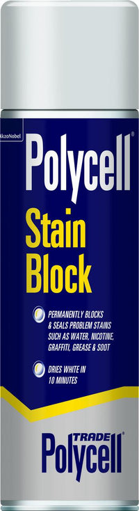 Polycell Trade Stain Block - Paint or Aerosol - All Sizes