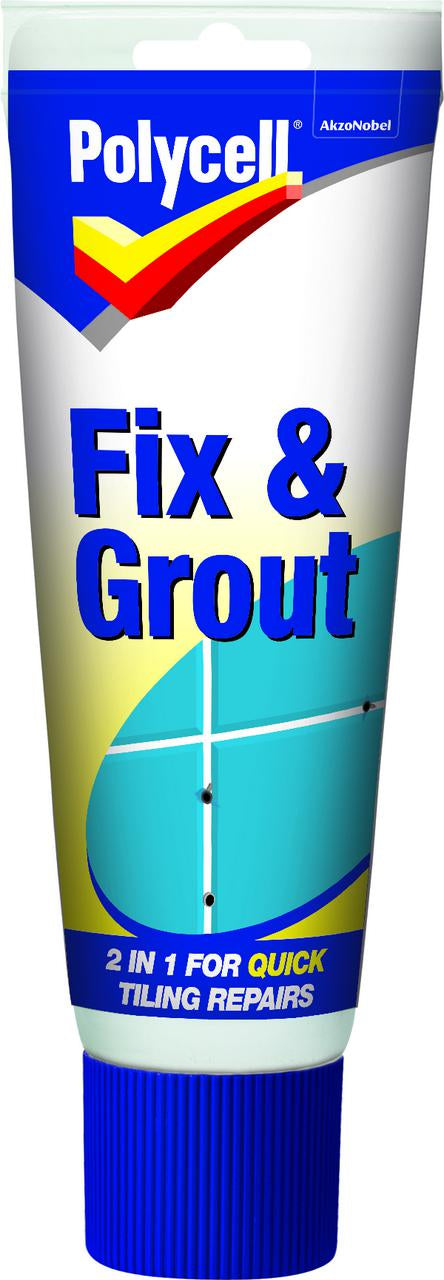 Polycell Fix and Grout - Ready Mixed Tube - 330g