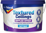 Polycell Textured Ceilings Ripple Effect - Matt - 5 or 2.5 Litres