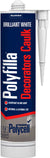 Polycell Trade Polyfilla Decorators Caulk Tube - All Colours and Sizes