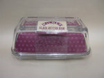 Kilner Glass Butter Dish - Vintage Butter Serving Tray with Lid