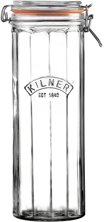 Kilner Faceted Clip Top Jar  - 2.2 Litre