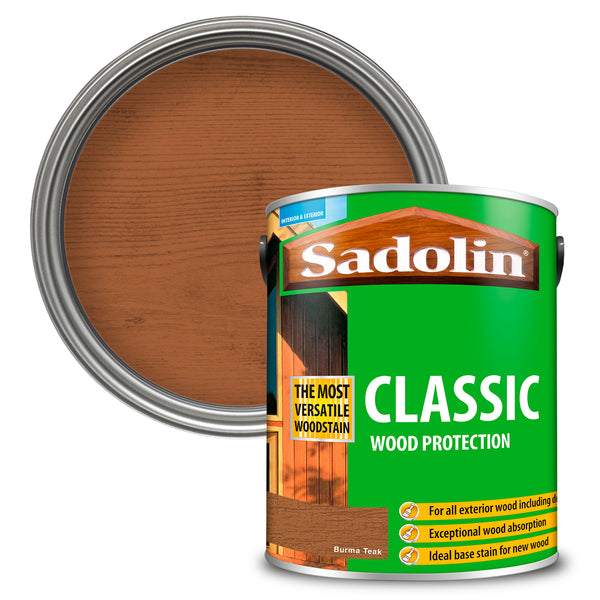 Sadolin Classic All Purpose Woodstain - All Colours - All Sizes