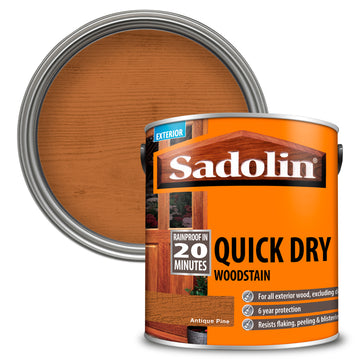 Sadolin Quick Dry Woodstain - All Colours - All Sizes