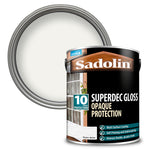 Sadolin Superdec Gloss Opaque Wood Protection - Black or White - All Sizes