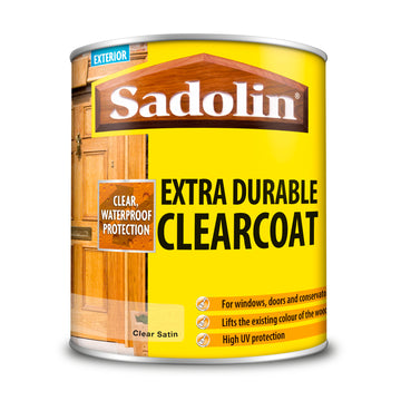 Sadolin Extra Durable Clear Coat - Satin or Gloss - All Sizes