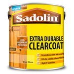 Sadolin Extra Durable Clear Coat - Satin or Gloss - All Sizes