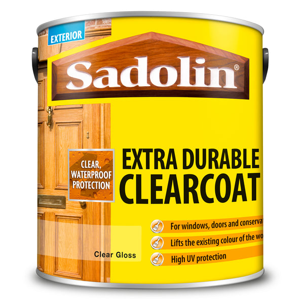 Sadolin Extra Durable Clear Coat - Satin or Gloss - All Sizes
