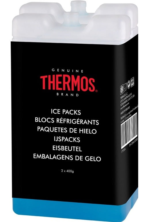Thermos Ice Packs For Cool Boxes & Cool Bag - Pack of 2