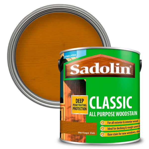 Sadolin Classic All Purpose Woodstain - All Colours - All Sizes
