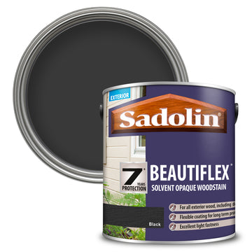 Sadolin Beautiflex Solvent Opaque Woodstain - All Colours - All Sizes