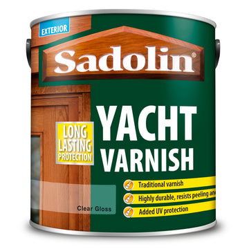 Sadolin Yacht Varnish - Clear - All Sizes