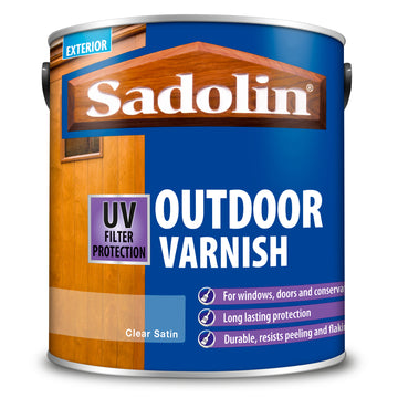 Sadolin Outdoor Varnish - Matt or Satin - All Sizes