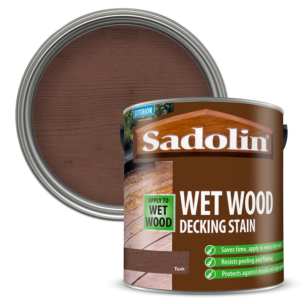 Sadolin Wet Wood Decking Stain - All Colours - All Sizes