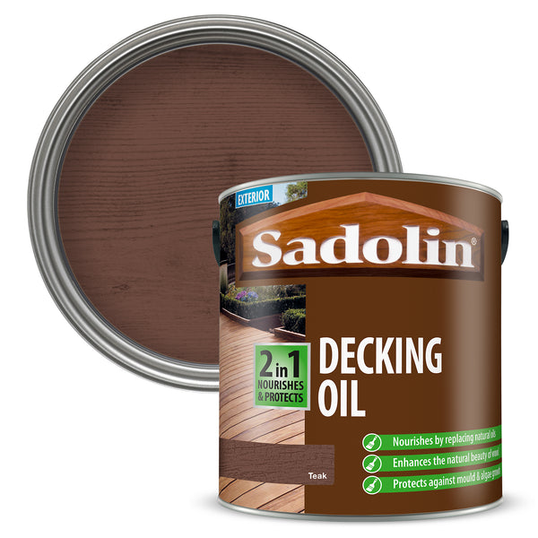 Sadolin 2 in 1 Decking Oil - All Colours - All Sizes