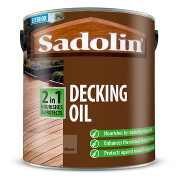 Sadolin 2 in 1 Decking Oil - All Colours - All Sizes