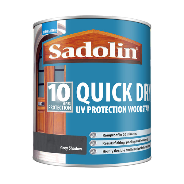 Sadolin Quick Dry UV Protection Woodstain - All Colours - All Sizes