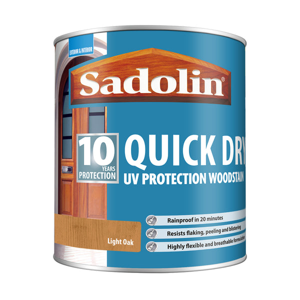 Sadolin Quick Dry UV Protection Woodstain - All Colours - All Sizes
