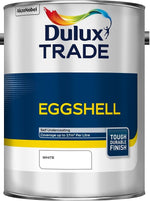 Dulux Trade Eggshell Pure Brilliant White / White / 2.5 Litre or 5 Litre