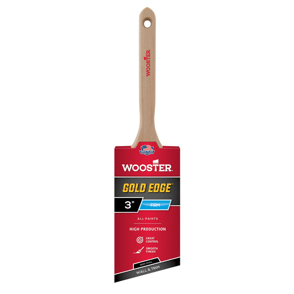 Wooster Gold Edge SemiOval Angle Sash Paint Brush DIY DIRECT