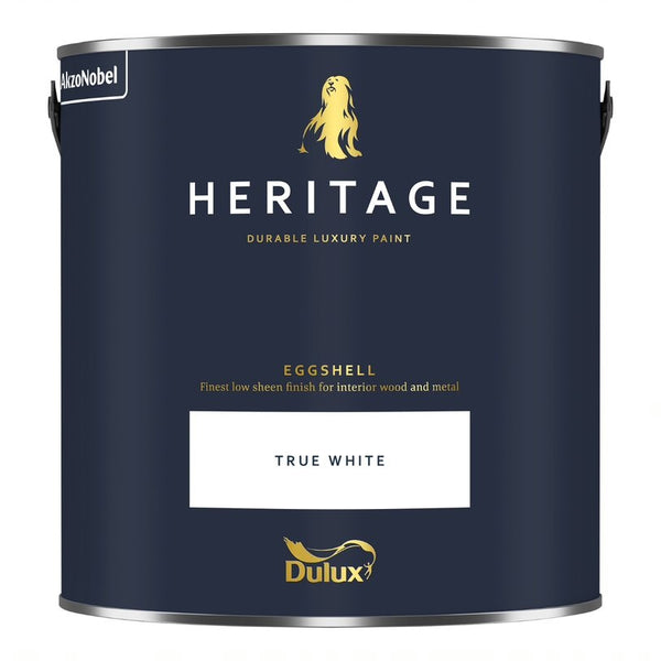 Dulux Heritage Eggshell - 2.5L - True White