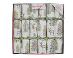 Robin Reed Christmas Crackers - Sage Woodland - 12 Inch - 6 Pack