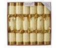 Robin Reed Christmas Crackers - Gold Damask - 14 Inch - 6 Pack