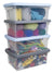 Wham Boxes And Lids - 3.5L - 4 Grey and Blue