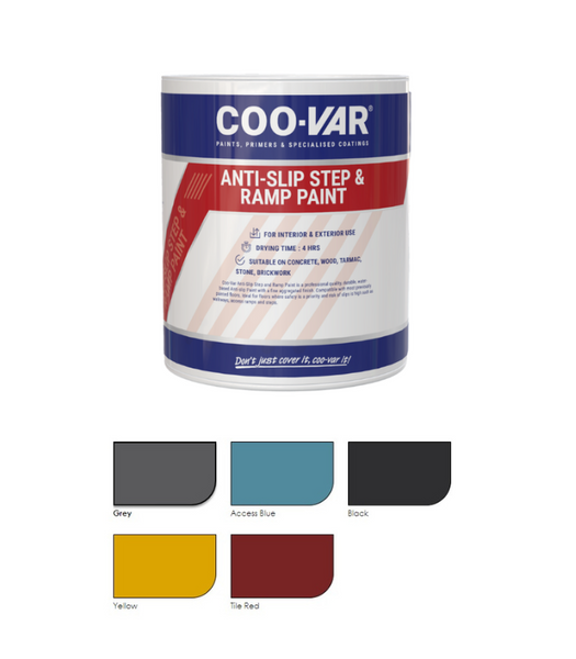 CooVar Anti Slip Step and Ramp Paint - All Colours - All Sizes | DIY DIRECT