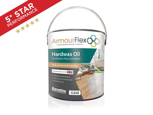 Armourflex Hard Wax Oil Clear - Satin or Matt - 1L or 2.5L