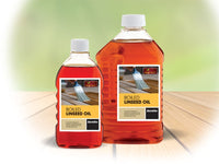 Barrettine Boiled Linseed Oil - Natural Water Resistant Finish - All Sizes