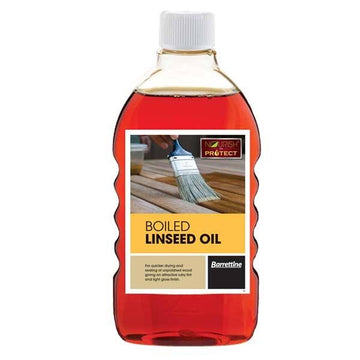 Barrettine Boiled Linseed Oil - Natural Water Resistant Finish - All Sizes