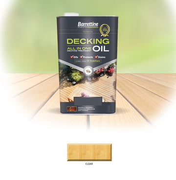 Barrettine All In One Decking Oil Treatment - All Colours - All Sizes