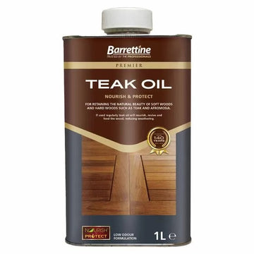 Barrettine Teak Oil - Ideal for Garden Furniture - All Sizes