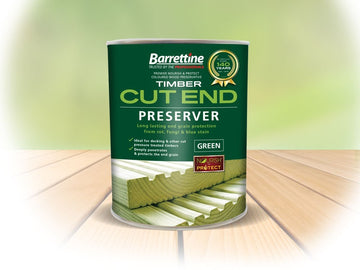 Barrettine Timber / Cladding Cut End Preserver - Green - 1 Litre