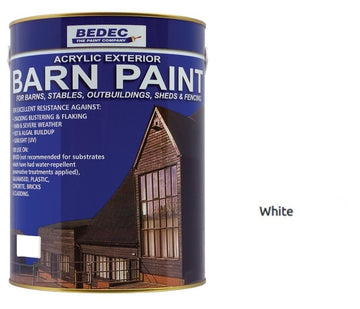 Bedec Acrylic Exterior Barn Paint - All Colours - All Sizes