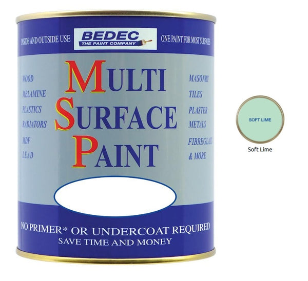 Bedec Multi Surface Paint - Satin - All Colours - All Sizes