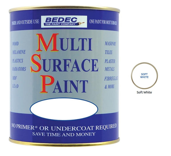 Bedec Multi Surface Paint - Satin - All Colours - All Sizes