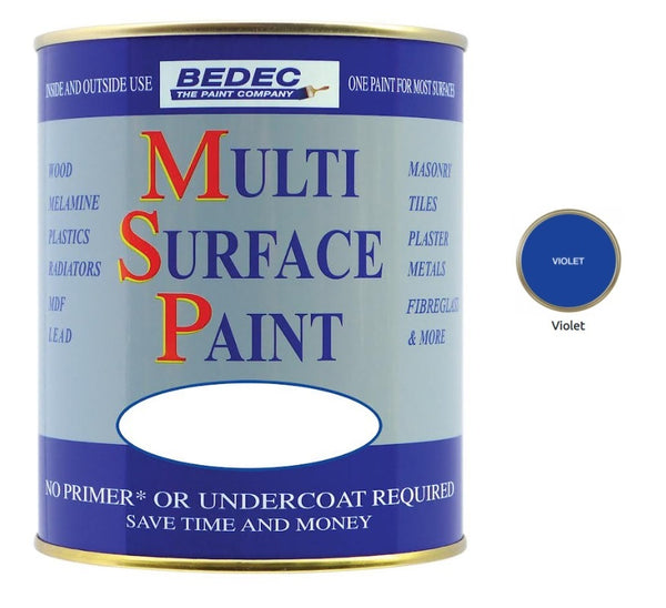 Bedec Multi Surface Paint - Gloss - All Colours - All Sizes