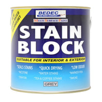 Bedec Stain Block Paint - Translucent Grey - All Sizes