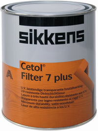 Sikkens Cetol Filter 7 Plus Woodstain Paint - All Sizes - All Colours