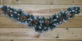 Frosted Glacier Christmas Swag Decoration - Snowy with Cones - 90cm