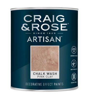 Craig and Rose Artisan Chalk Wash Effect Paint - 750ml