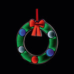 Premier Hanging Wreath Infinity Christmas Decoration Light - 60cm