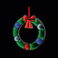 Premier Hanging Wreath Infinity Christmas Decoration Light - 60cm