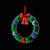 Premier Hanging Wreath Infinity Christmas Decoration Light - 60cm