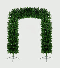 8ft (2.4m) Tall Premier Indoor / Outdoor Christmas Tree Arch in Green